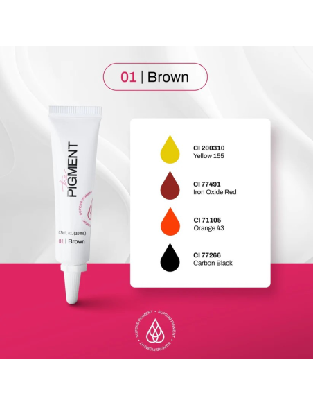 The Pigment-01 Brown-Microblading 10 ml REACH