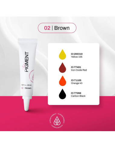 The Pigment - 02 Brown - Microblading...