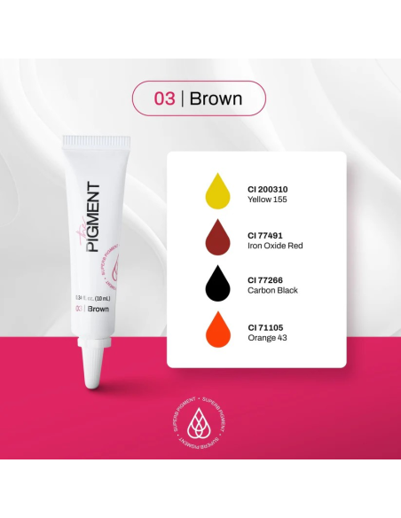 The Pigment - 03 Brown - Microblading 10 ml REACH