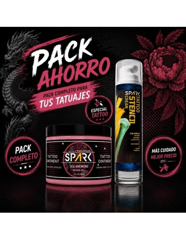 Pack Spark Tattoo Transfer + Spark...