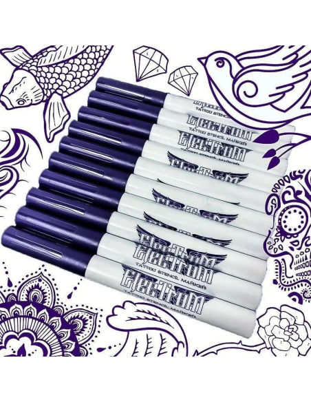 Rotulador Para Freehand-Electrum Tattoo Stencil Marker