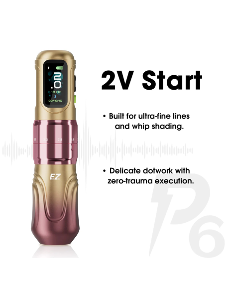 Máquina de Tatuar Inalámbrica- EZ P6 Adjustable Stroke
