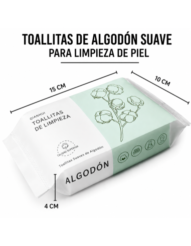 Toallitas muy Suaves De Algodón