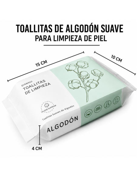 Toallitas muy Suaves De Algodón