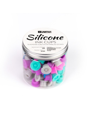 Unistar-Silicone Ink Cups 100 unidades