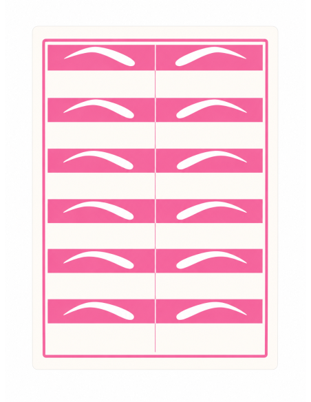 Piel sintética doble cara Labios y Cejas Nº 1
