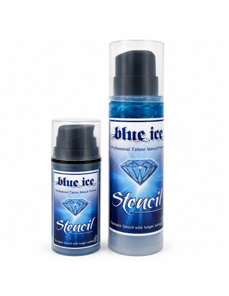 Blue Ice Tattoo Stencil Airless
