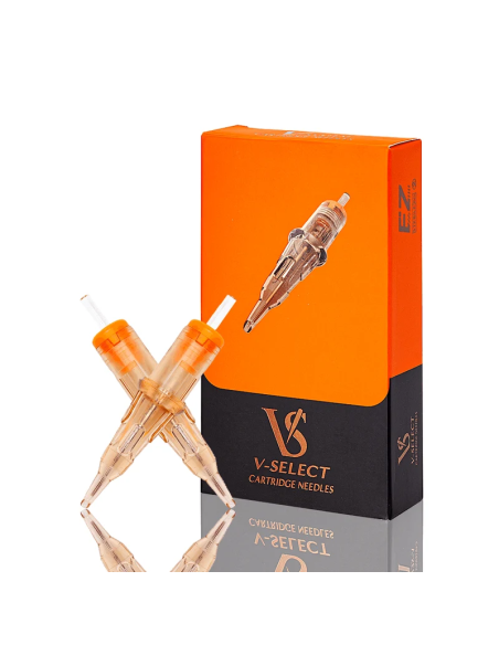Ez V-Select - Round Shader Long Taper Tattoo Cartridge