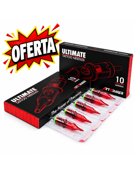 Art Driver Round Shader Long Taper Tattoo Cartridge-Oferta