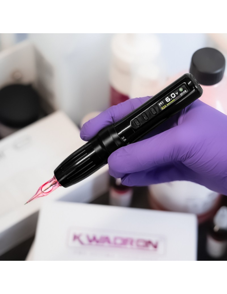KWADRON VELURE – Maquina de Micropigmentación Inalambrica PMU con Stroke Ajustable de 2,0 a 3,5 mm