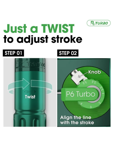EZ P6 TURBO – Maquina de Tatuar...