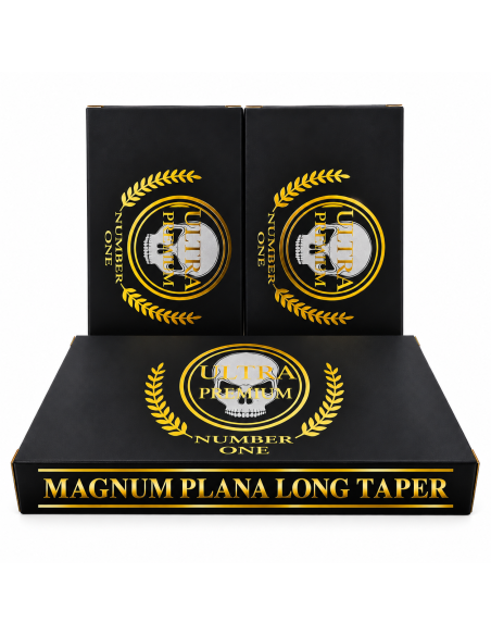 Ultra Premium Gold - Magnum Plana Long Taper Tattoo Cartridge