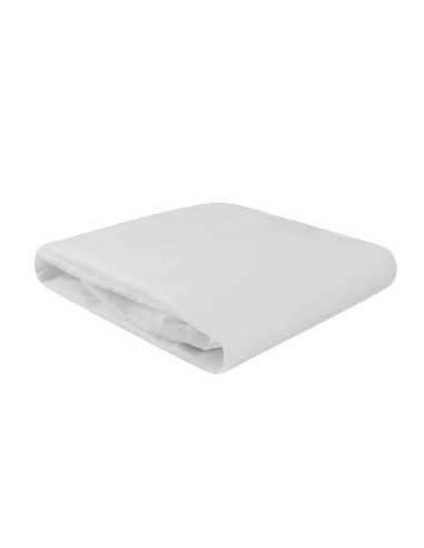 Fundas blancas de tela para camilla...