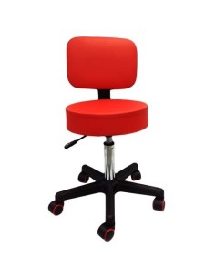 Silla 3 con Respaldo Roja