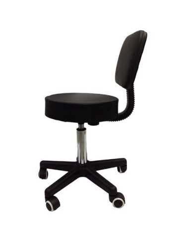 Silla 15 con Respaldo Negra