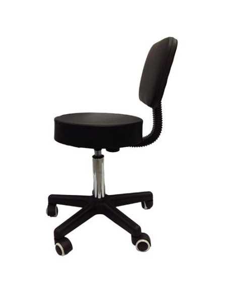 Silla 15 con Respaldo Negra
