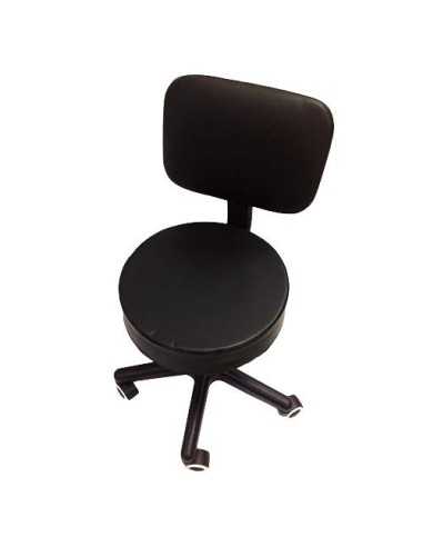 Silla 15 con Respaldo Negra