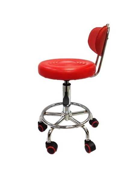 Silla 6 cómoda con Respaldo Roja