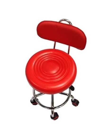 Silla 6 cómoda con Respaldo Roja