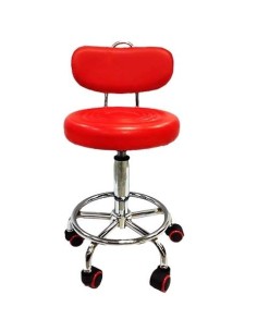 Silla 6 cómoda con Respaldo Roja