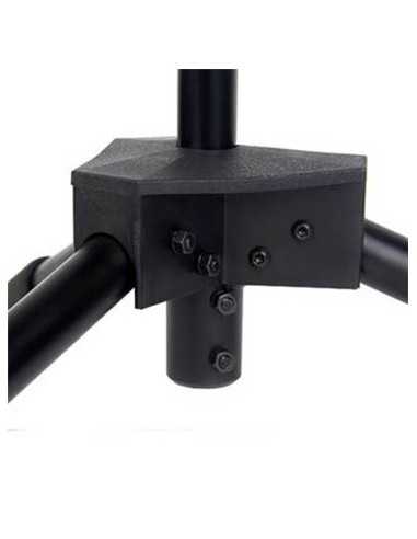 Apoyabrazos resistente y robusto, cojín grueso y cómodo de cuero.