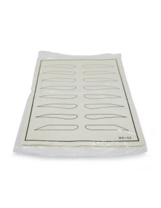 Piel sintética lisa para practicar micropigmentación.