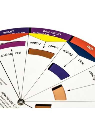 Círculo de colores / tonos / sombras