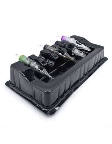 Bandejas Porta Cartuchos negras x 50uds