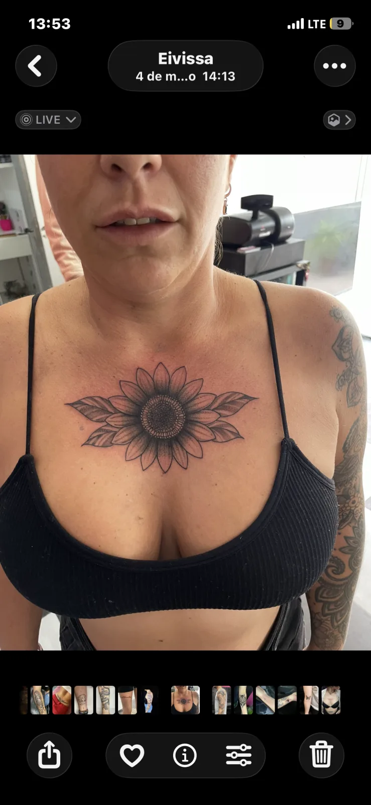 Tatuaje de El zurdo en Madrid