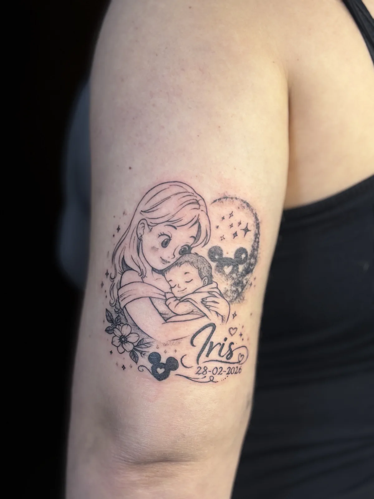 Tatuaje de Cloud Tattoo en Málaga