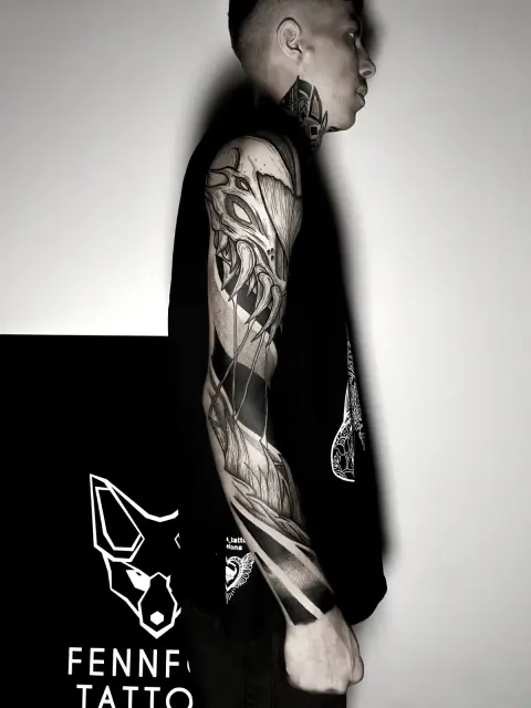 Tatuaje de FennFoxTattoo, tatuador en Manresa